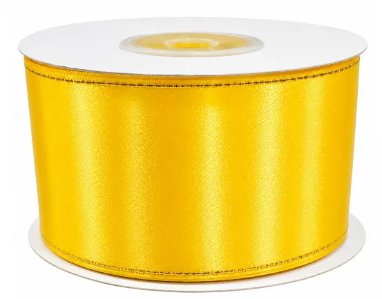 CINTA TELA BORDE DORADO