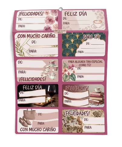 TARJETA ADHESIVA DE-PARA