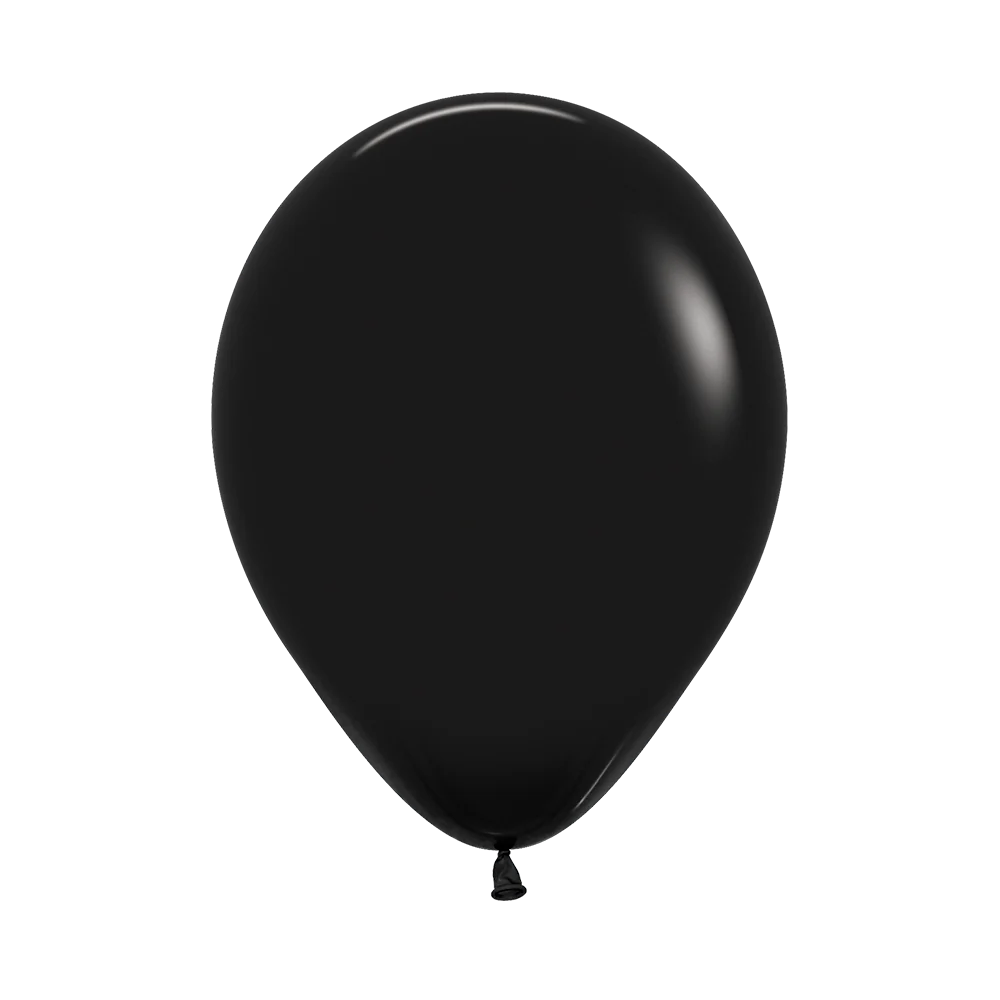 GLOBO LATEX REDONDO FASHION NEGRO