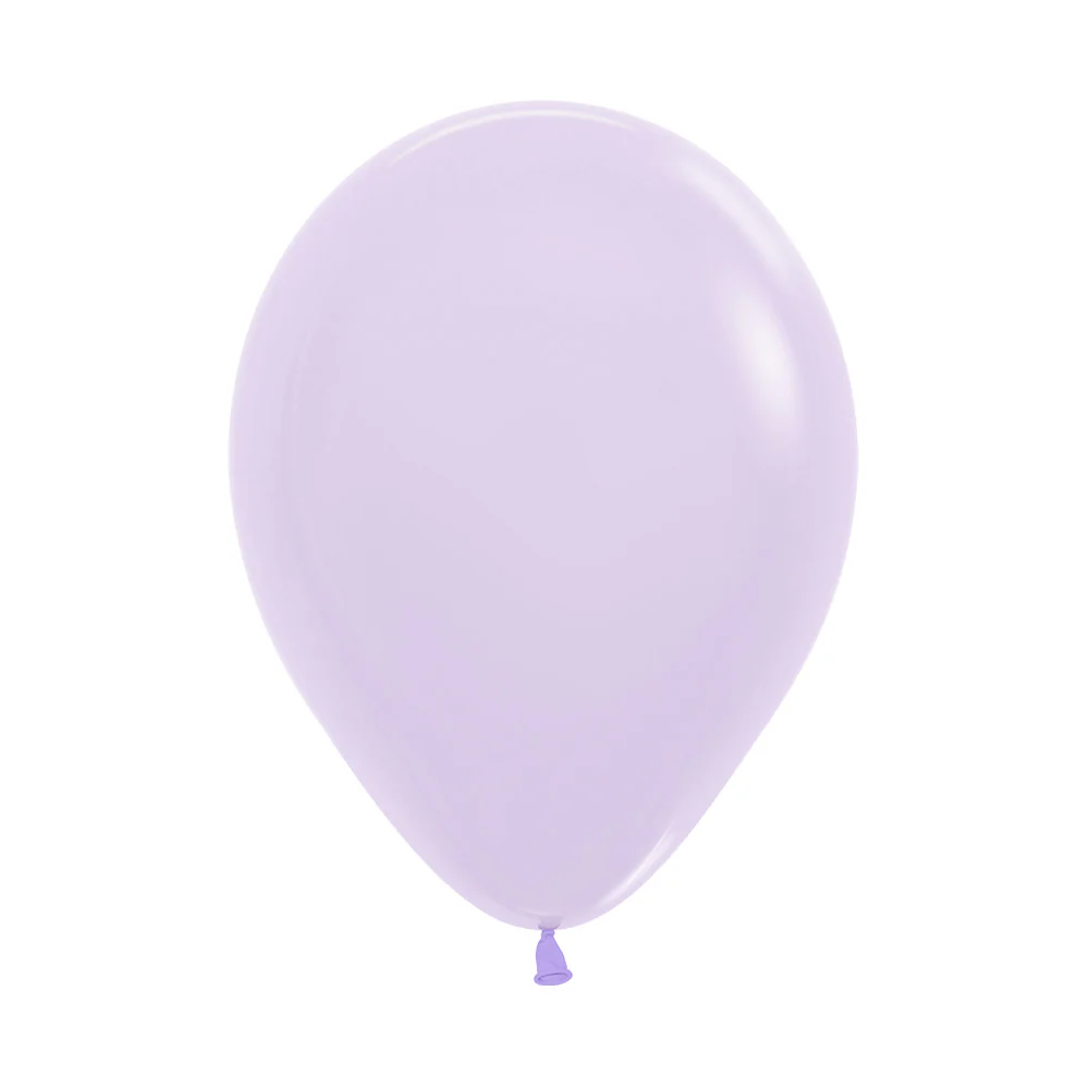 GLOBO LATEX REDONDO PASTEL MATE LILA