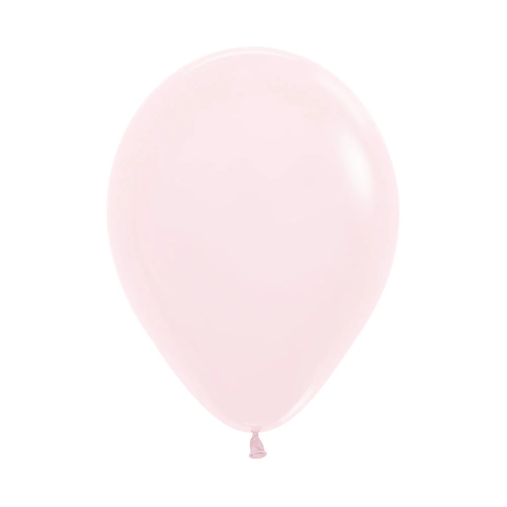 GLOBO LATEX REDONDO PASTEL MATE ROSADO