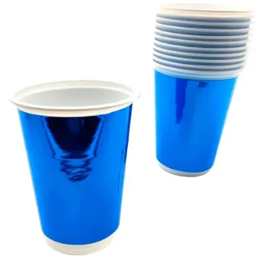 VASOS DESECHABLE COLOR METALIZADO