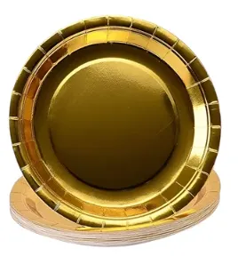 PLATO DESECHABLE COLOR METALIZADO