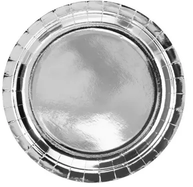 PLATO DESECHABLE COLOR METALIZADO