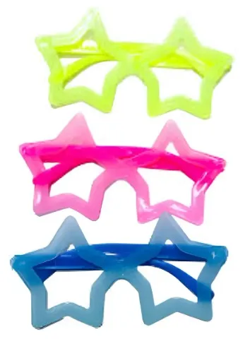 GAFAS NEON ESTRELLA HORA LOCA